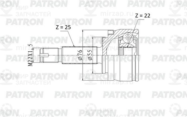 Запчасть PATRON PCV2178