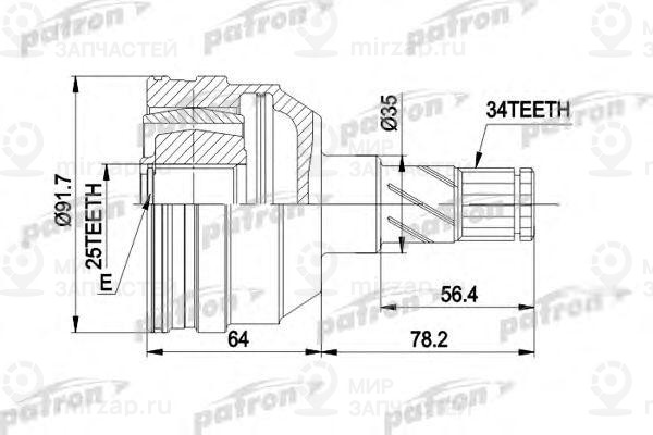 Запчасть PATRON PCV2253