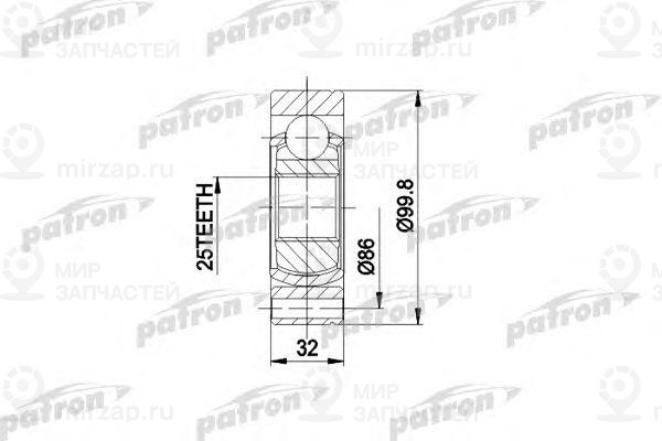 Запчасть PATRON PCV3002
