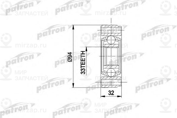 Запчасть PATRON PCV3004