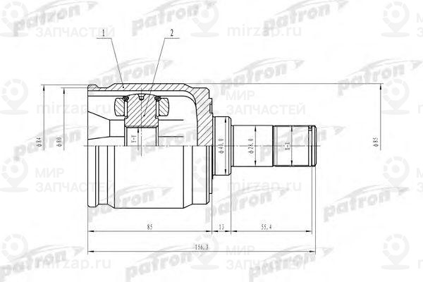 Запчасть PATRON PCV3009