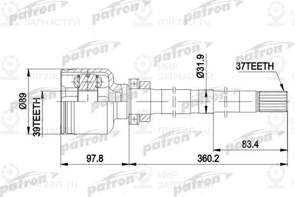 Запчасть PATRON PCV3013