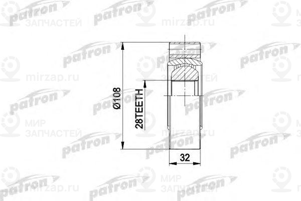 Запчасть PATRON PCV3016