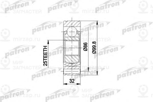 Запчасть PATRON PCV3020