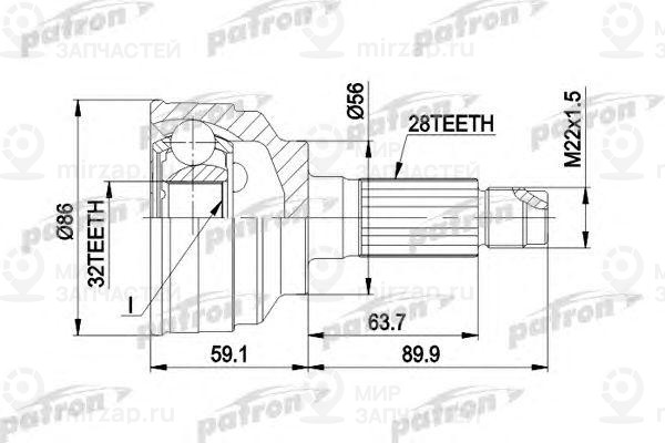 Запчасть PATRON PCV3021