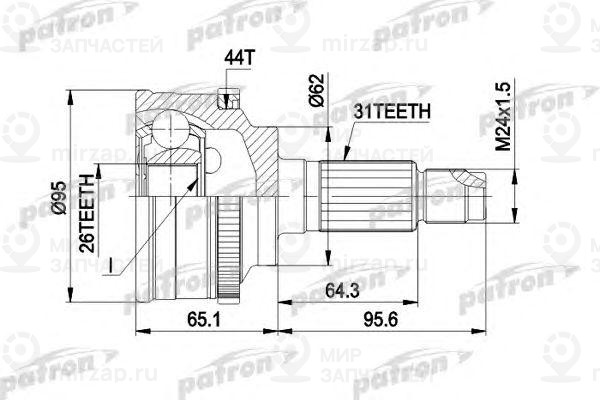 Запчасть PATRON PCV3023