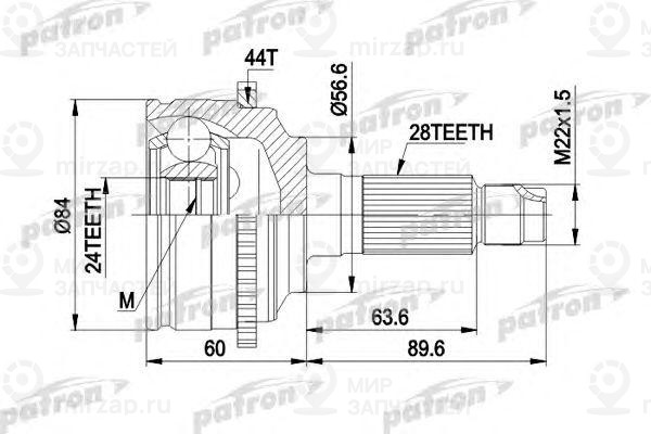 Запчасть PATRON PCV3028