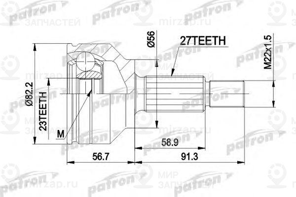 Запчасть PATRON PCV3610