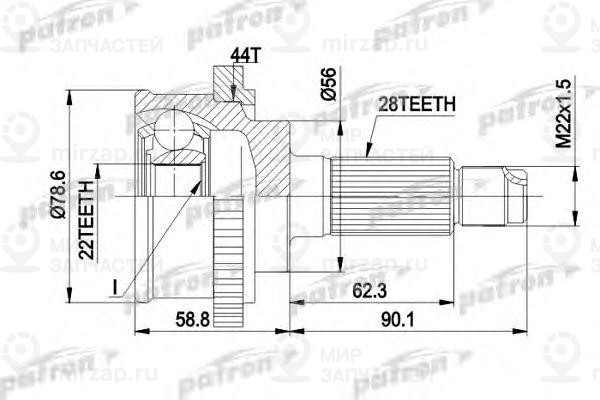 Запчасть PATRON PCV3850A