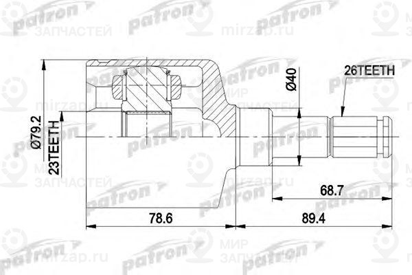Запчасть PATRON PCV4014