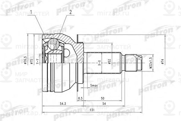 Запчасть PATRON PCV4042