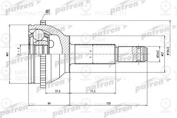 Запчасть PATRON PCV4413