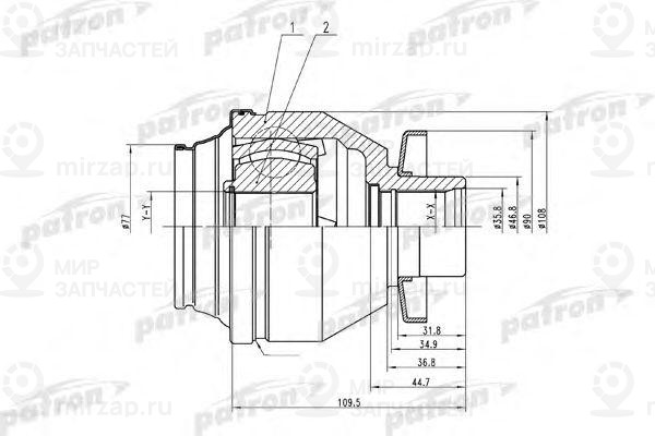 Запчасть PATRON PCV4843