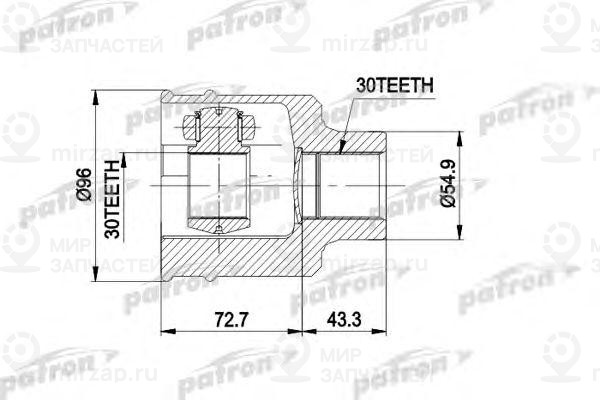 Запчасть PATRON PCV5001