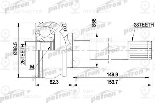 Запчасть PATRON PCV5007