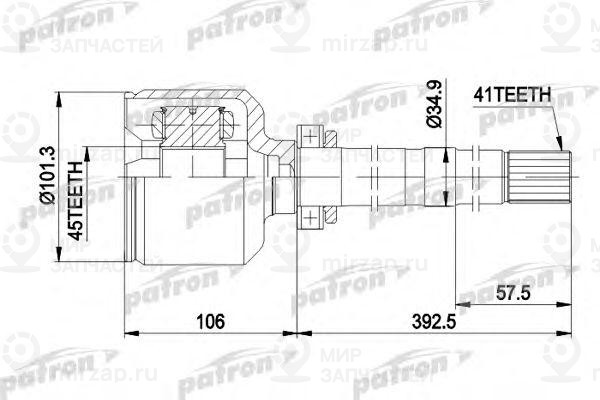 Запчасть PATRON PCV5012