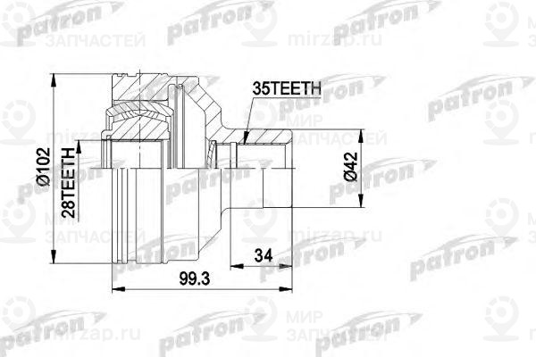 Запчасть PATRON PCV5013