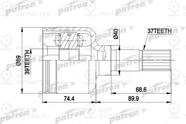 Запчасть PATRON PCV5015