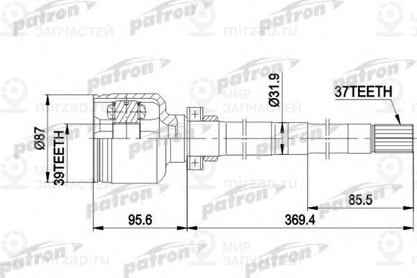 Запчасть PATRON PCV5016