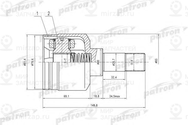 Запчасть PATRON PCV5018