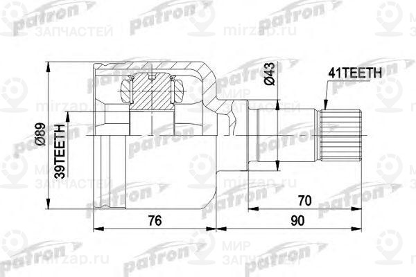 Запчасть PATRON PCV5020