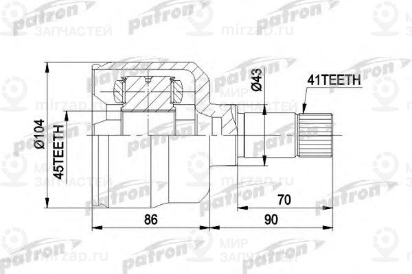 Запчасть PATRON PCV5021