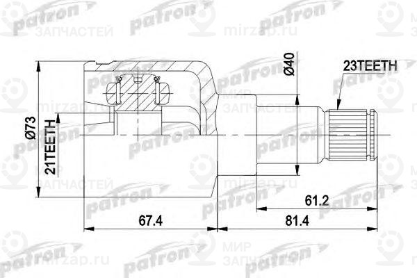 Запчасть PATRON PCV5023