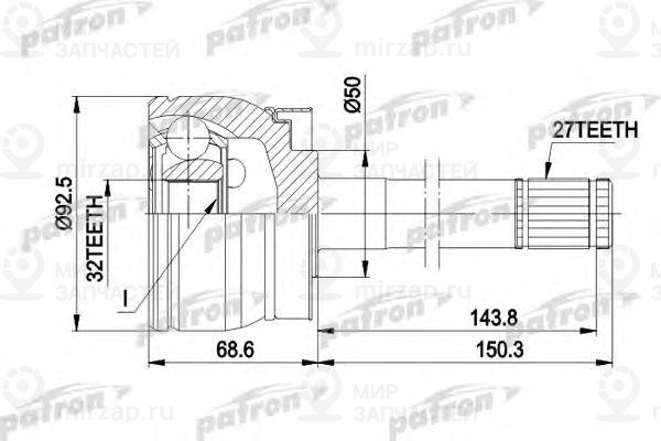 Запчасть PATRON PCV5032