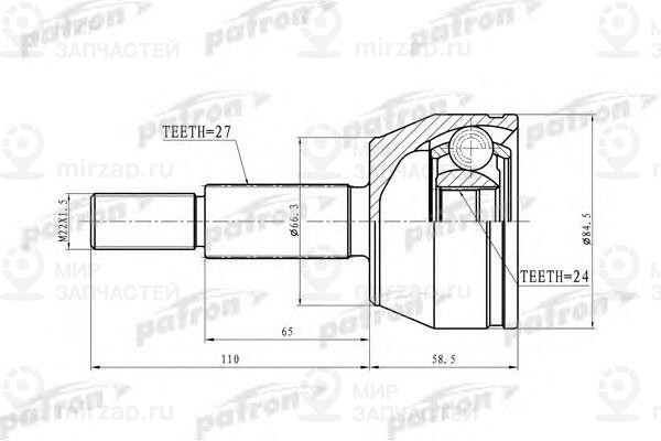 Запчасть PATRON PCV6889