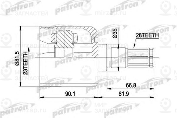 Запчасть PATRON PCV7301