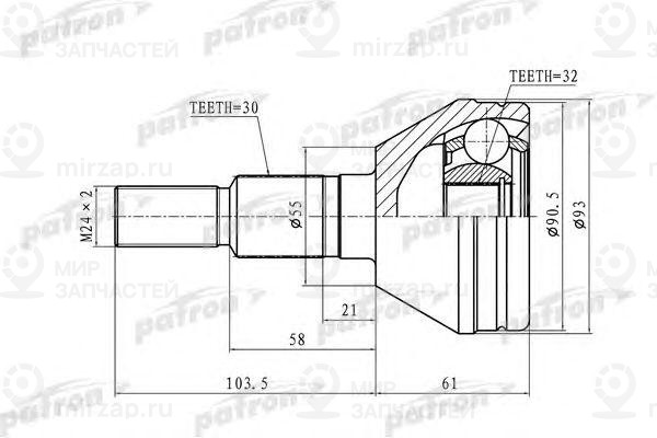 Запчасть PATRON PCV8947