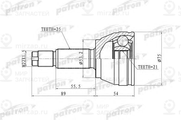 Запчасть PATRON PCV9105