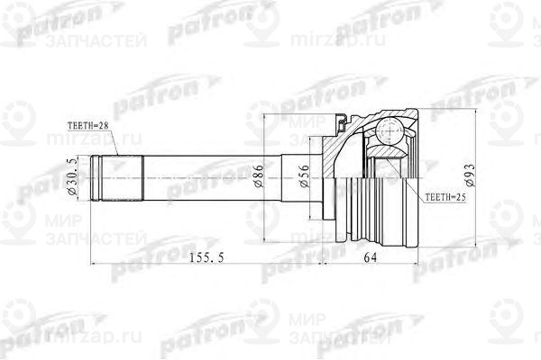 Запчасть PATRON PCV9316
