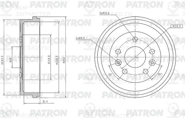 Запчасть PATRON PDR1013