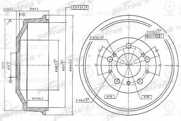 Запчасть PATRON PDR1048