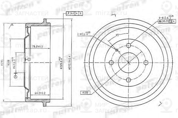 Запчасть PATRON PDR1056