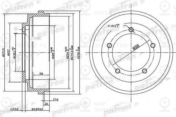 Запчасть PATRON PDR1067