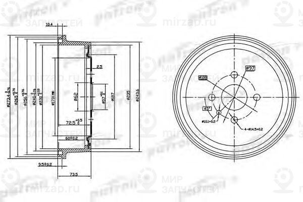 Запчасть PATRON PDR1122