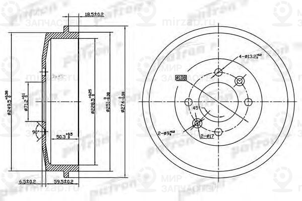 Запчасть PATRON PDR1126