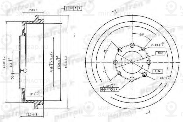 Запчасть PATRON PDR1156