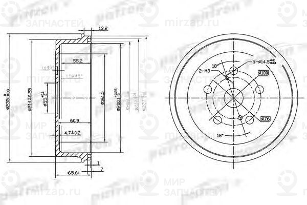 Запчасть PATRON PDR1182