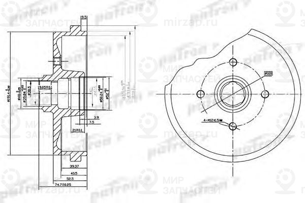 Запчасть PATRON PDR1184
