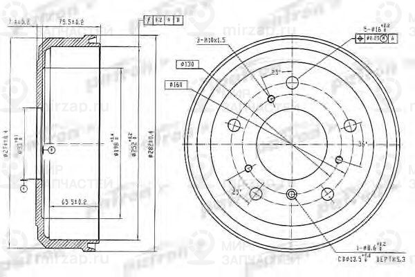 Запчасть PATRON PDR1190