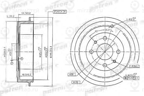 Запчасть PATRON PDR1225