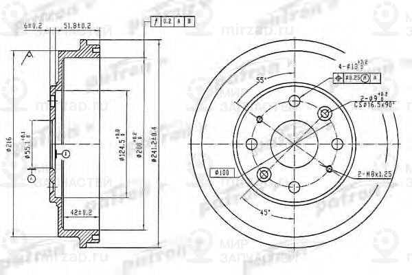 Запчасть PATRON PDR1546