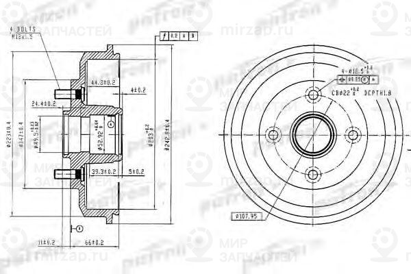 Запчасть PATRON PDR1584