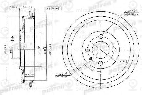 Запчасть PATRON PDR1615