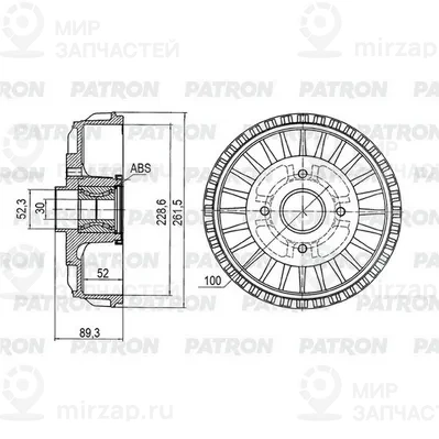 Запчасть PATRON PDR1737