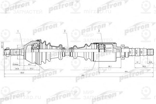 Запчасть PATRON PDS0011