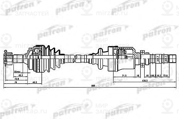Запчасть PATRON PDS0059